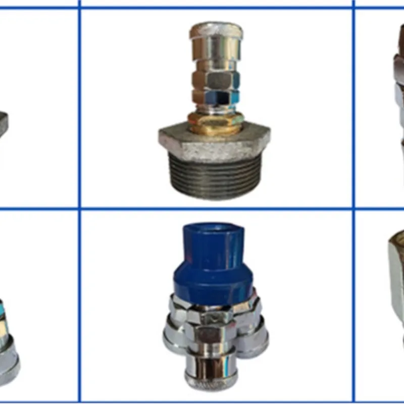 set air compressor high pressure pipe joint connected air pump dust collector for pneumatic air tank car 3/8 Dust blowing gun1/4