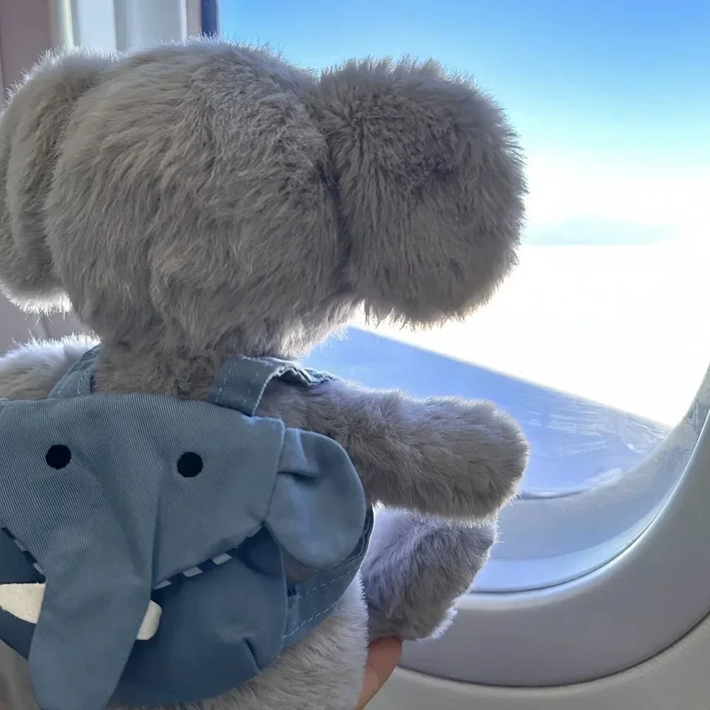 Zaino bambino elefante regalo di compleanno peluche super morbido simpatico baby doll lenisce i bambini di peluche come le vacanze bambola di pezza