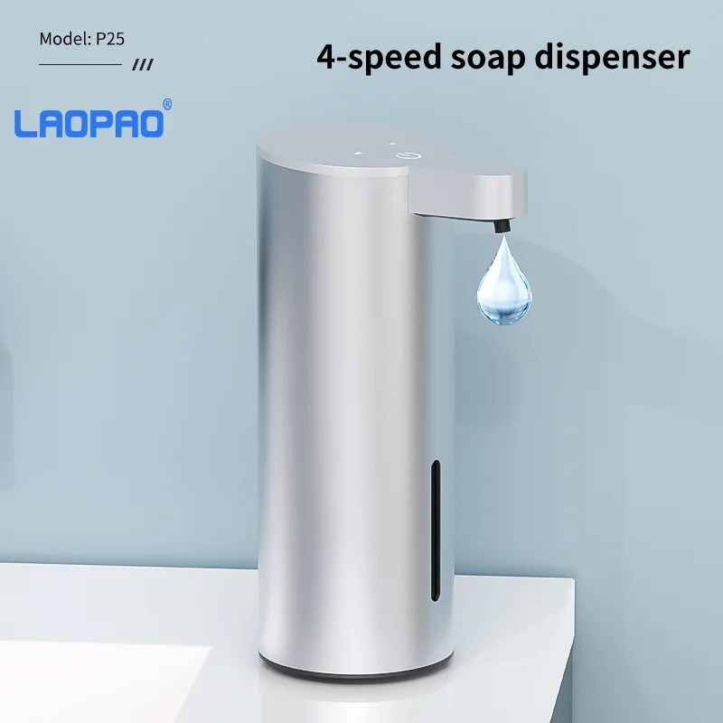 400ml Kitchen Soap Machine Automatic Sensor Out of Hand Sanitizer Smart Electric Body Wash Soap Dispenser 201 Stainless Steel
