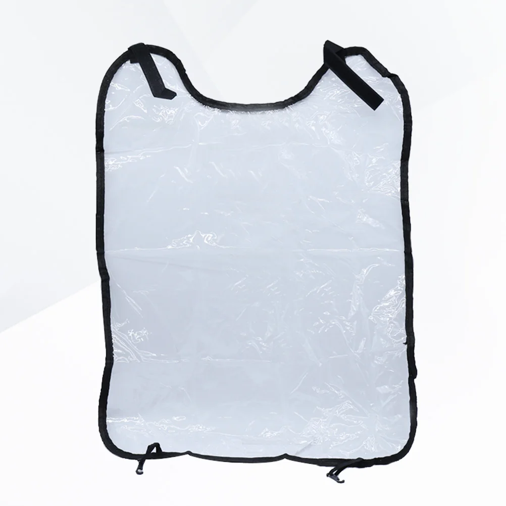 

Car Seat Back Protector Pads Transparent Anti Kick Protective Cover Waterproof Black Child Car Anti Kicking Pad