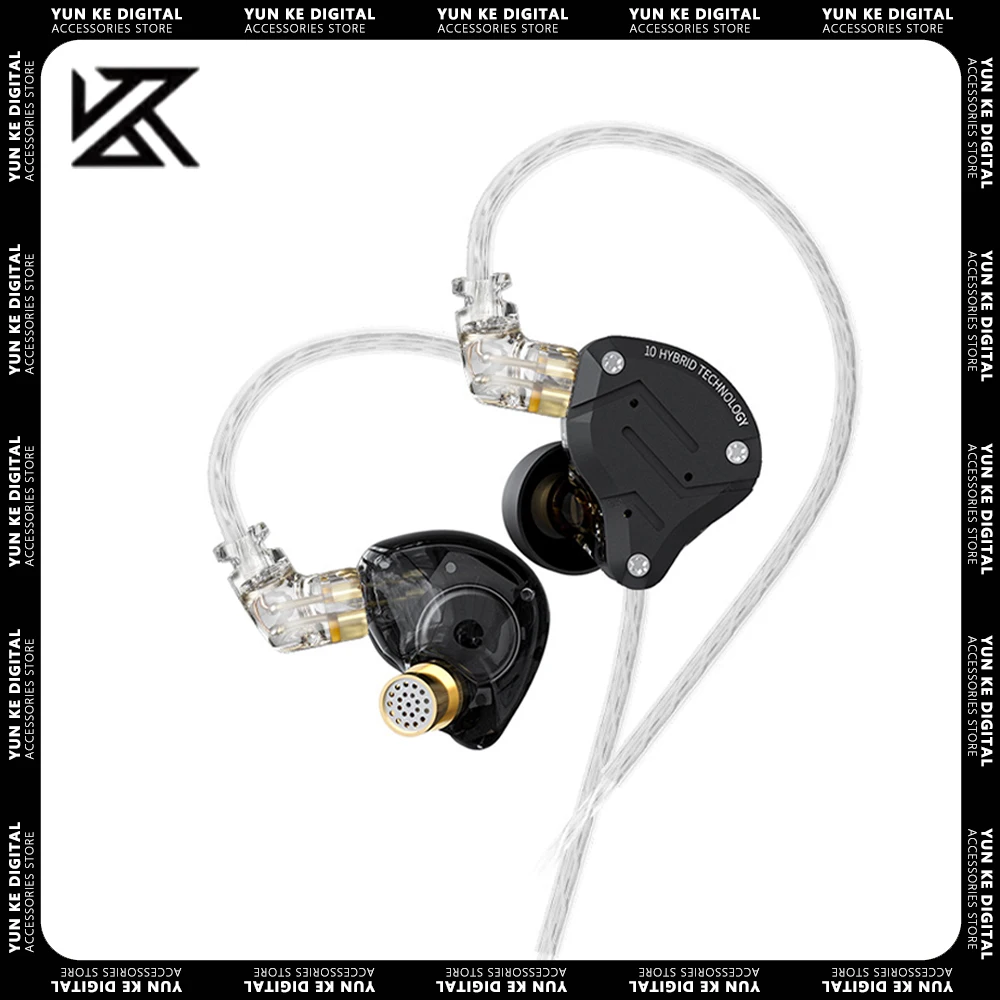 

Kz Zs10 Pro Earphones In Ear Hifi Earplugs Hybrid Monitor Music Outdoor Sport Noise Reduction Headphones Gamer Customized Gifts