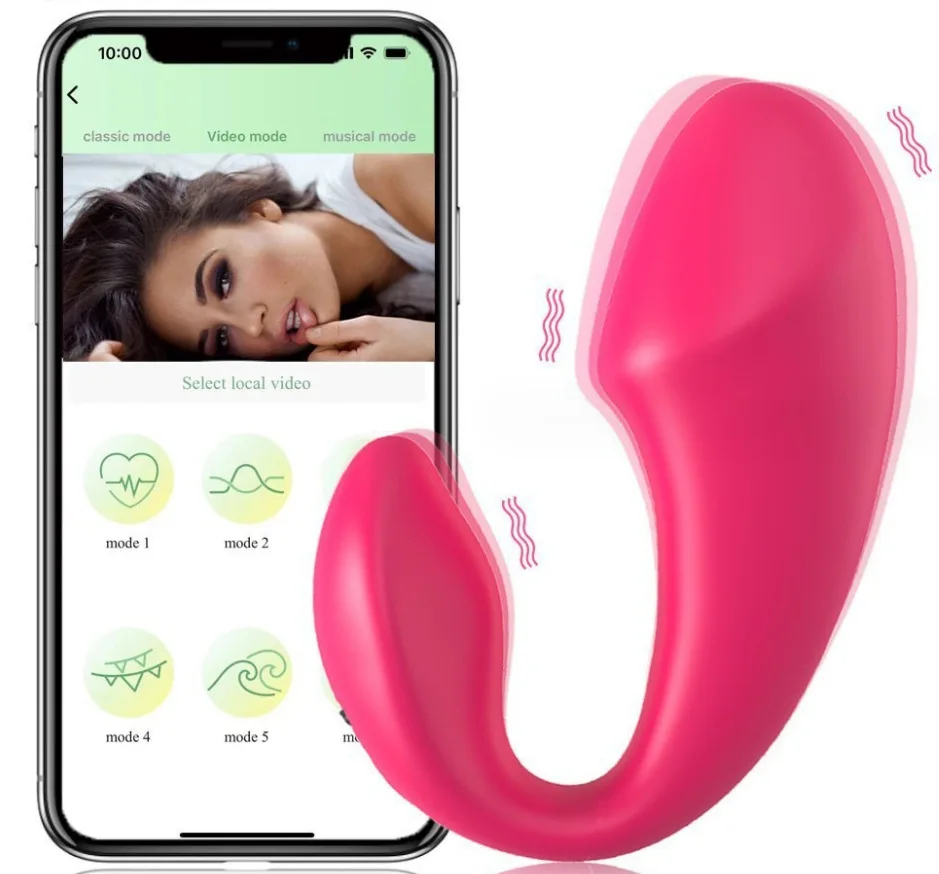 APP Bluetooth Control Vibrator for Women Clitoris G Spot Vagina Dildo Wearable Massager Jumping Eggs Panties Sex Toys for Adults