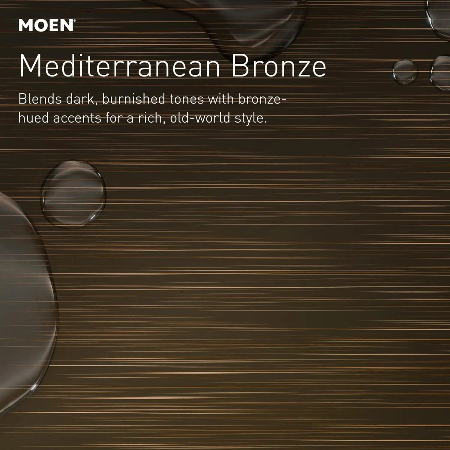 Mediterranean Bronze Single Function Handheld Shower Head, Easy Installation for Bathroom Upgrade