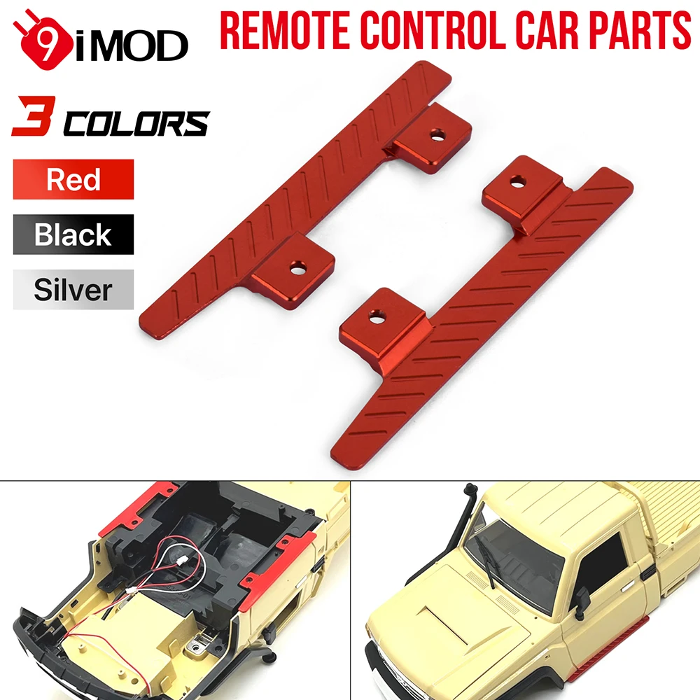 

9IMOD Металлические педали для радиоуправляемого автомобиля, левая и правая педаль, аксессуары для обновления радиоуправляемого автомобиля для 1/12 MN82 LC79 MN78 с дистанционным управлением