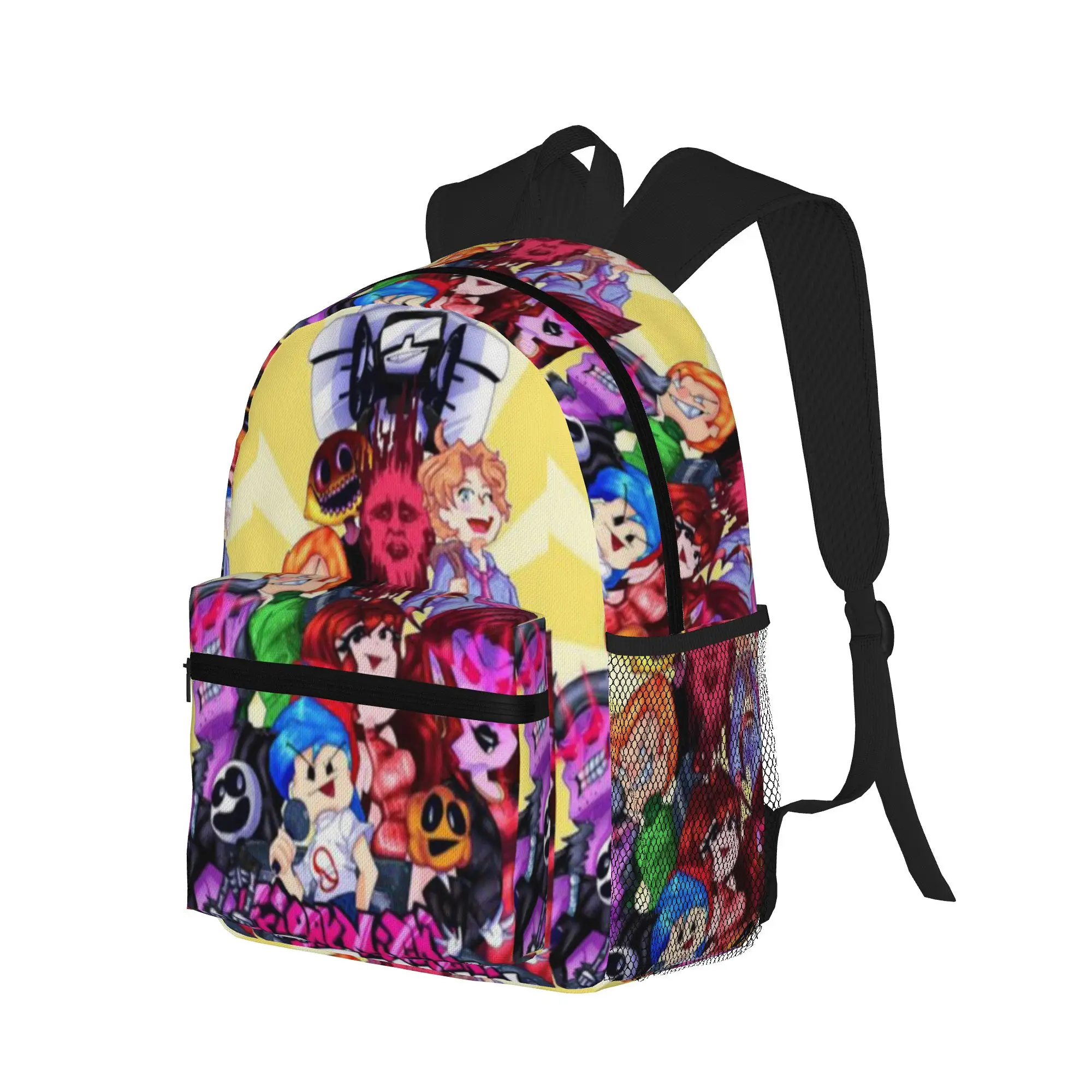 Friday Night Funkin Newgrounds  Casual Backpack for Students and Adults Bag