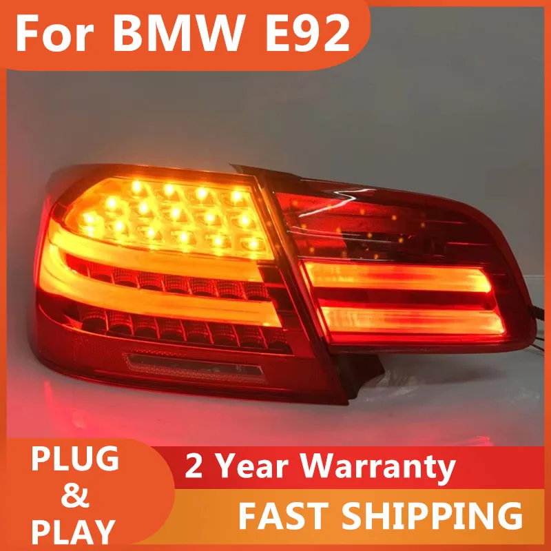 

Стайлинг автомобиля для BMW E92 задние фонари 2009-2012 3 серии задний фонарь DRL противотуманный тормоз указатель поворота заднего хода