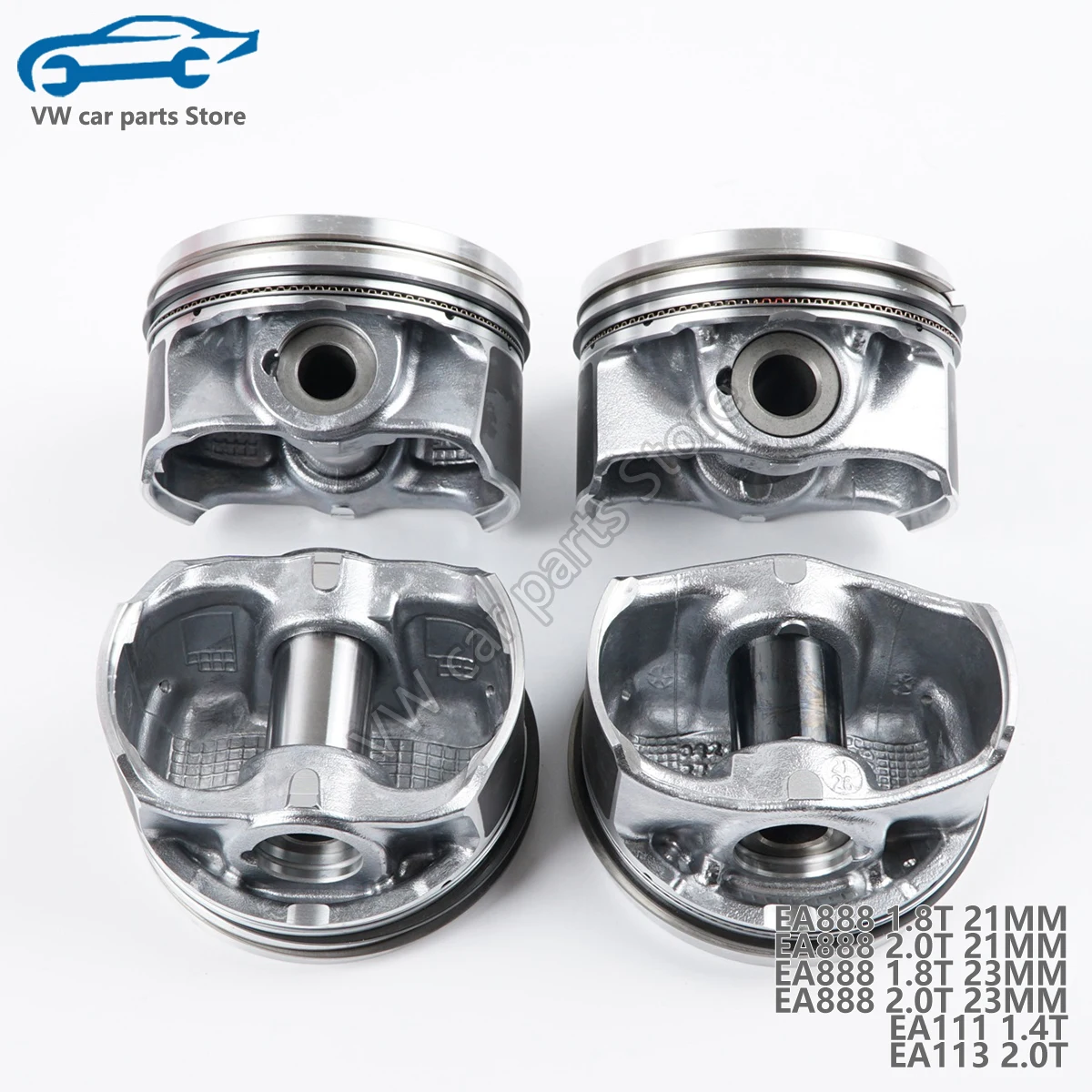 06L107065BD EA888 Modified Engine Piston & Piston Ring Kit For Audi A4 A5 A6 VW Golf Tiguan Passat Jetta Passat CC 06H107065DL
