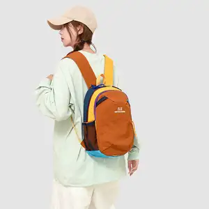 New Small Hiking Backpack Lightweight Daypacks Outdoor Dopamine Color-block Backpack For Traveling Men Women Ultra-light Large