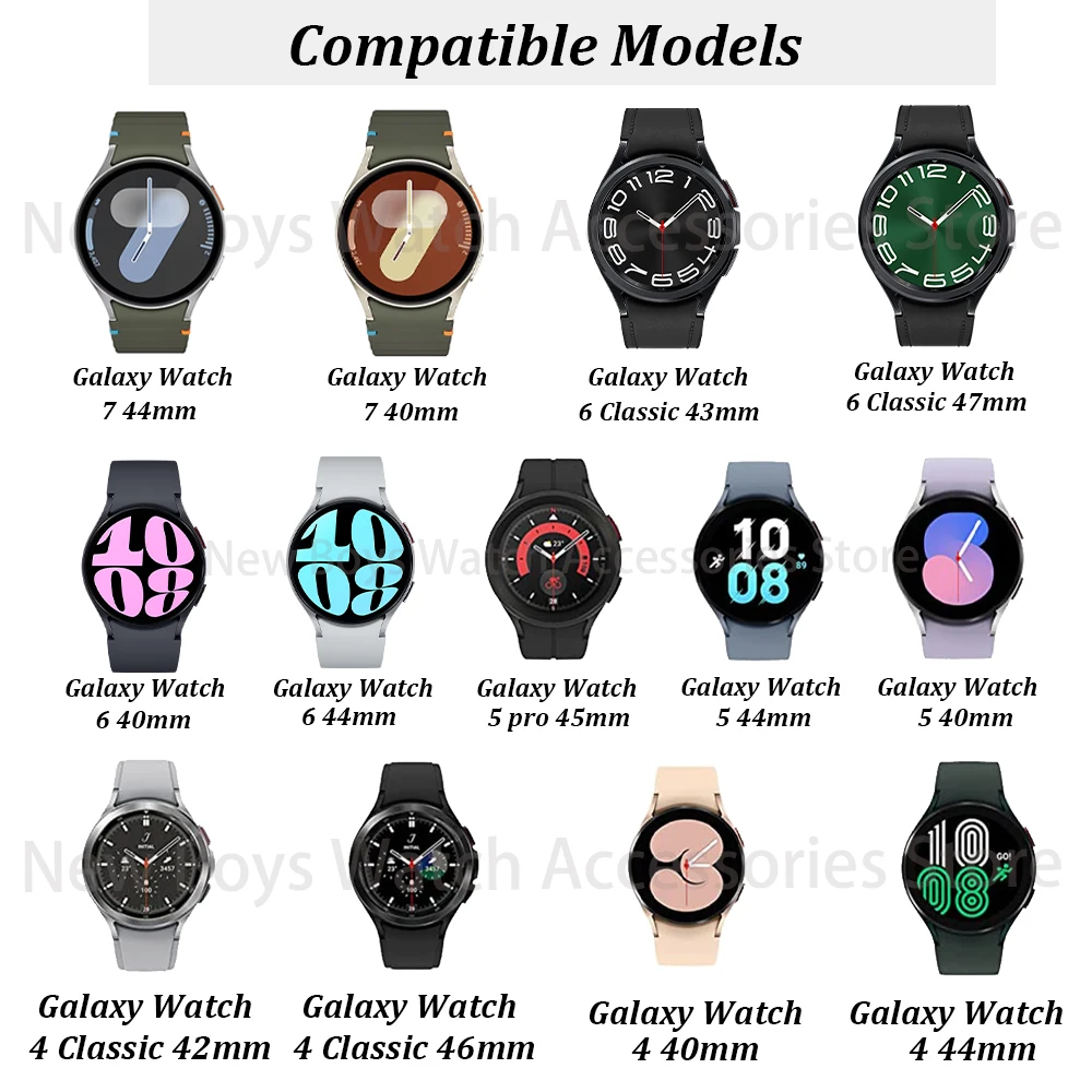 サムスンギャラクシーウォッチ用ファブリックバンド、クイックフィット、湾曲エンドストラップ、クラシック5pro、4、5、6、4、40mm、44mm、47mm、43mm