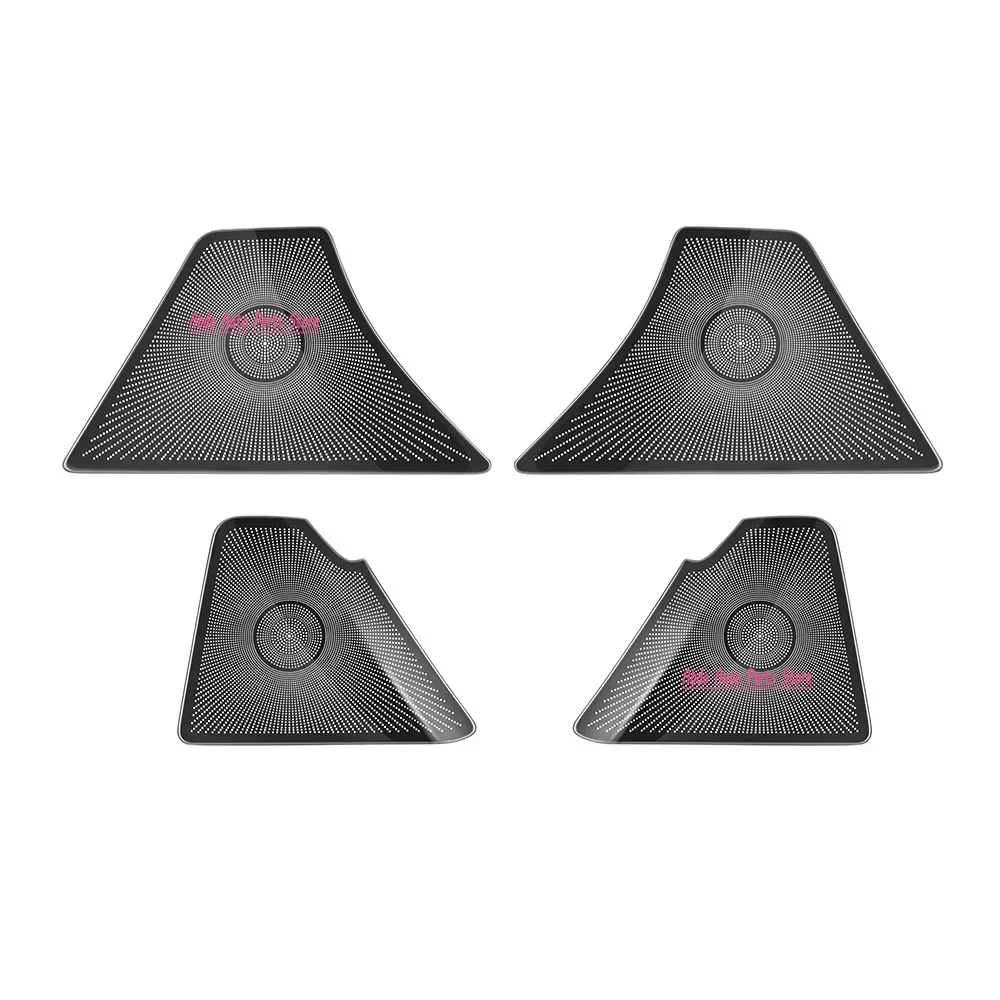 Abdo Interior Door Audio Speaker Loudspeaker Cover Trim Compatible With For Mazda CX60 Cx 60 2022 2023 2024 Stainless Steel