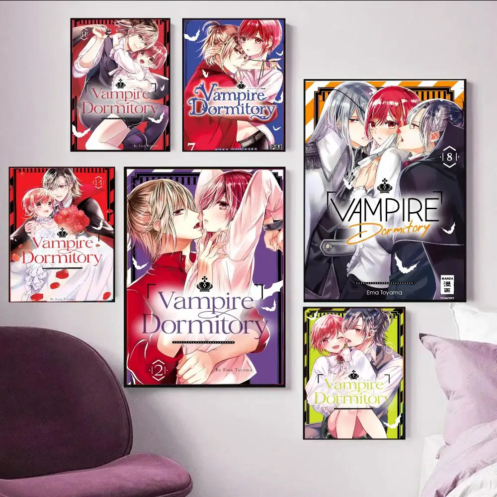 Gothic Shoujo V-Vampire Dormitory Poster Wall art print art suitable for living parlor home decoration gift