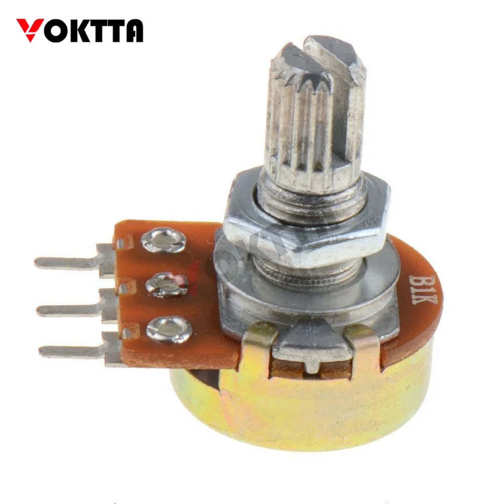 

WH148 Rotary Potentiometer B1K-3PIN Compact Product Easy to Use High Quality Material