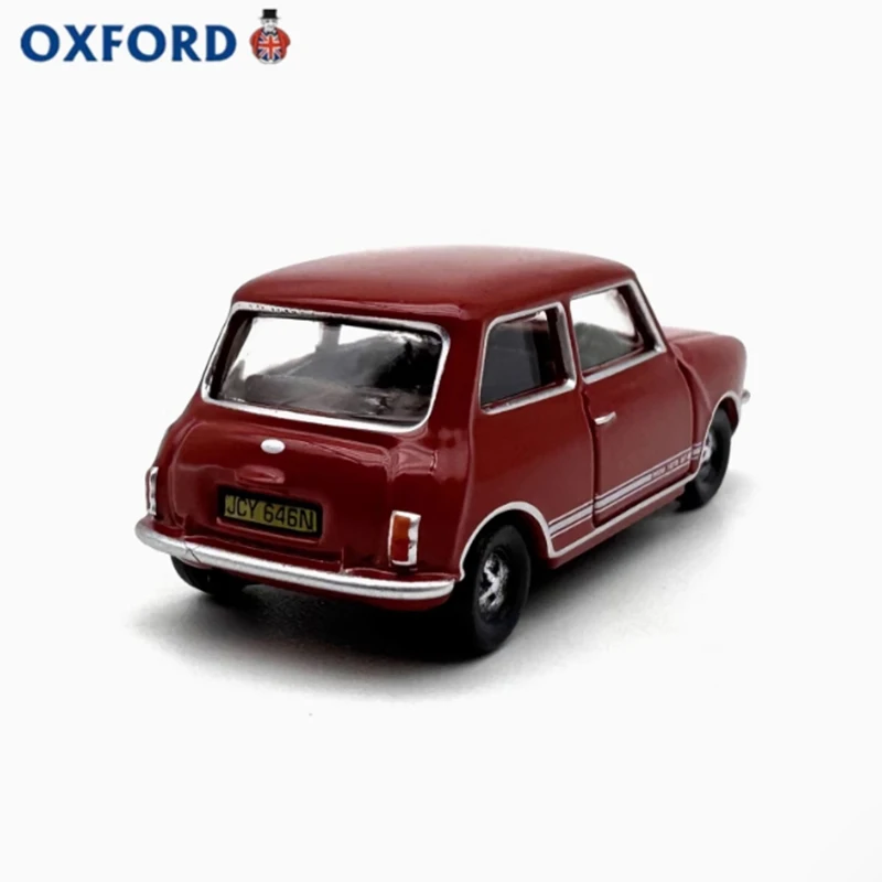 OXFORD 1/76 Classic Austin Mini Alloy Simulation Car Model Static Collection Decorated Holiday Gifts Toys Souvenir Gift