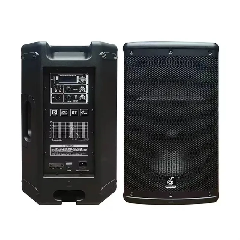 New Portable Audio Powered Speaker Module Plastic Active Speaker 15 Inch Active Speakers Audio Equipment