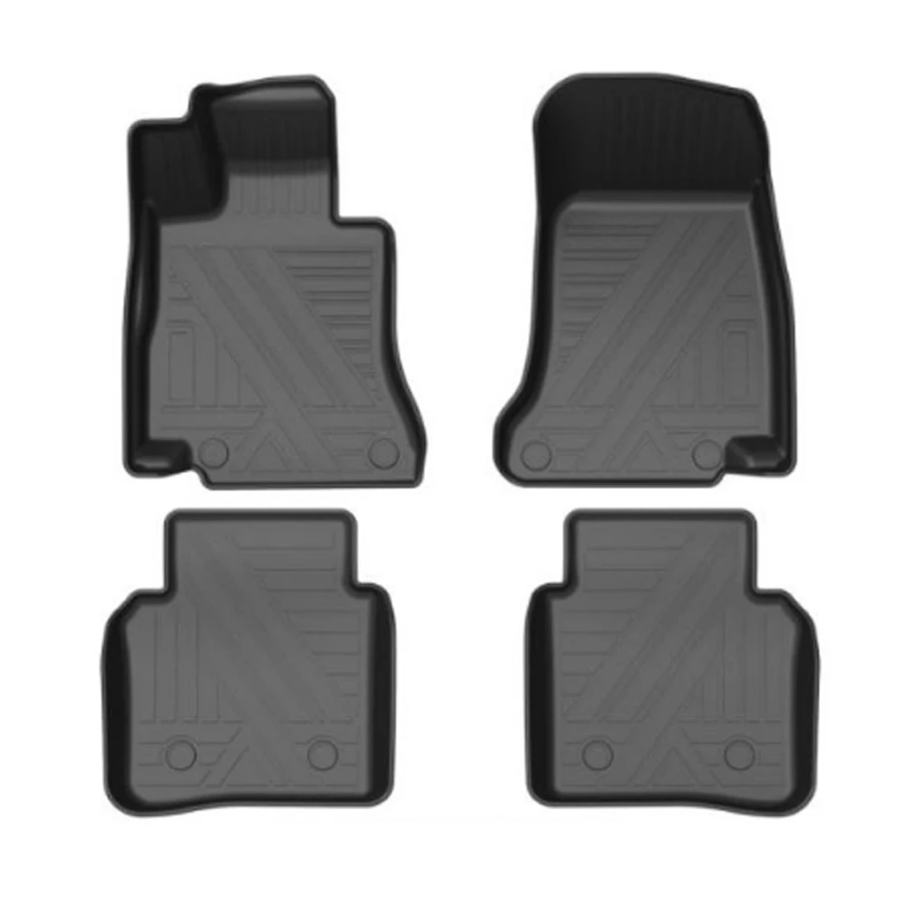 

For Mercedes-Benz E-class 2016-2020 Car Floor Mat The Left Driving Waterproof Non-slip Custom Full Set High Quality Carpet Foot