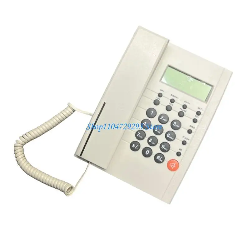 Y2GD Corded Telephone Landline Telephone Big Button Landline Phones with Caller Identification for Front Desk Home Hotel
