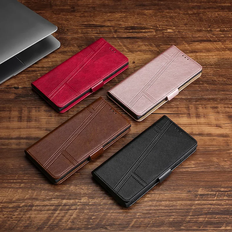 Luxury Leather Case for Oneplus 3 3T 5t 6 6T 7 7T Pro Flip Shockproof Wallet Phone Cover On One Plus 5 Magnetic Coque Folio Capa