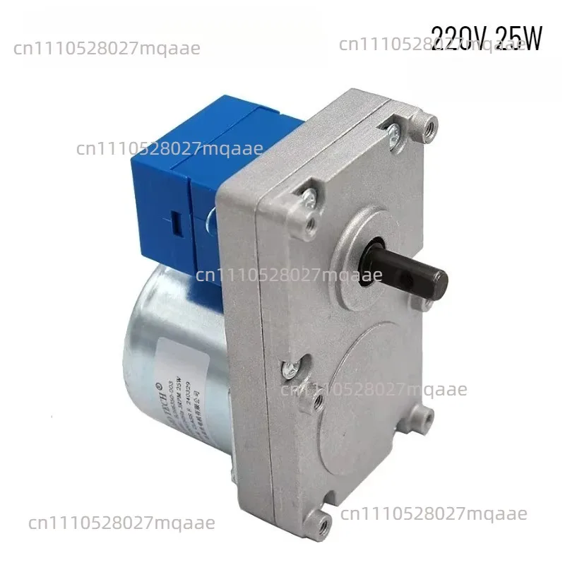 220V 25W Pellet Furnace Feeding Motor 3RPM for Biomass Pellet Heating Stove Discharger Three-phase Asynchronous AC Motor
