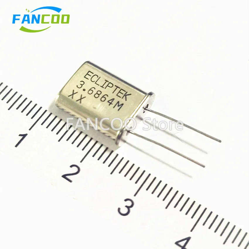 50PCS 3.6864M 3.6864MHZ 3.6864 HC-49U NEW QUARTZ CRYSTAL RESONATOR 49U HC49U