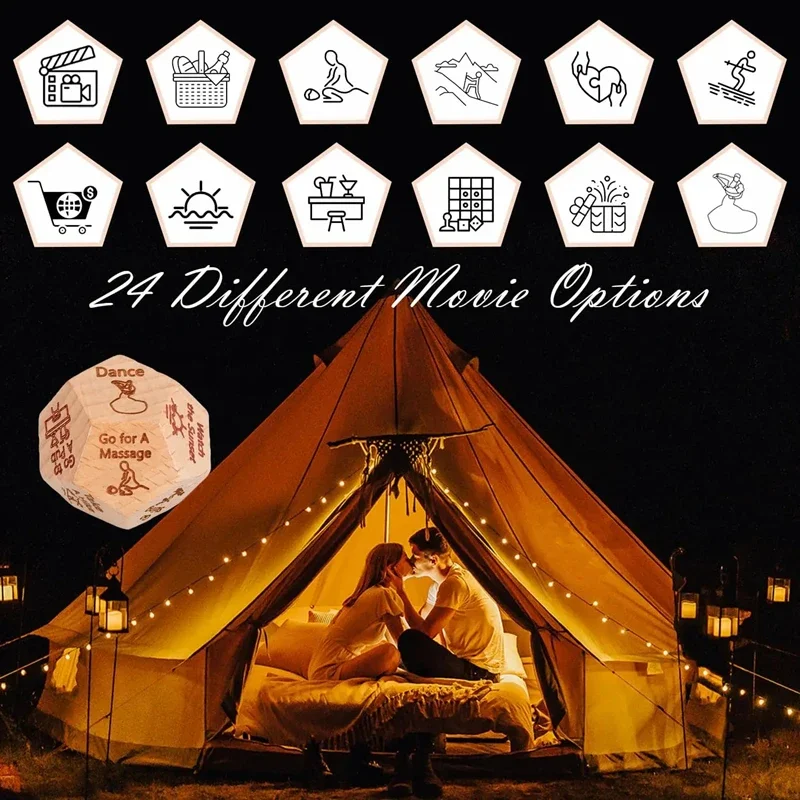 النرد لها له الأزواج أفكار هدية قرار الطعام ألعاب النرد عيد الميلاد عيد ميلاد هدايا عيد الحب للزوجة الزوج جديد 2026 #1