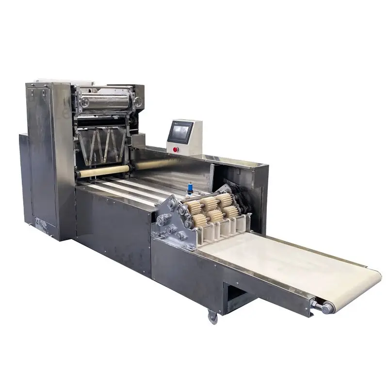 Commercial 3‑Row Fresh Noodle Coiling Machine, Automatic Noodle Rolling Forming Machine, Precise Control of Weight and Length