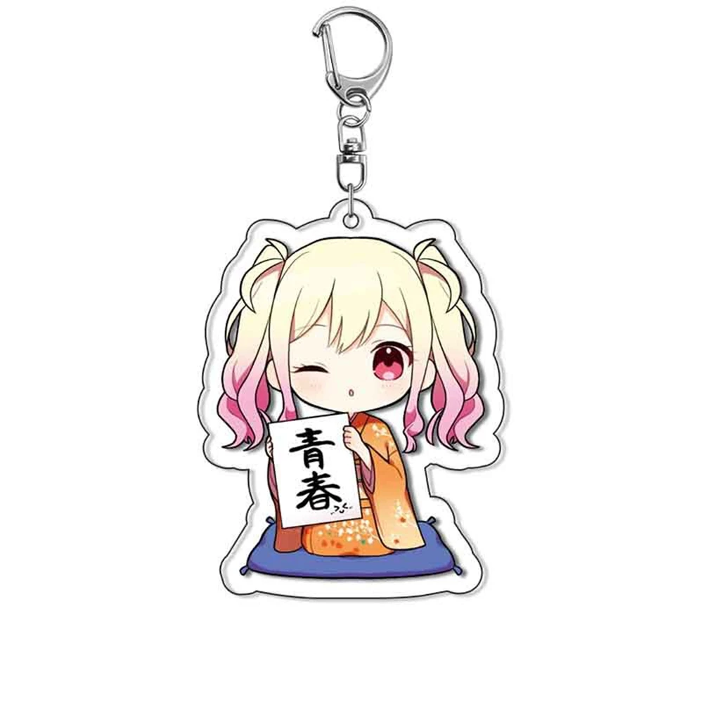 Anime Project Sekai Cosplay COSTUME Acrylic Key Chains Keyring Prop Xmas Gift