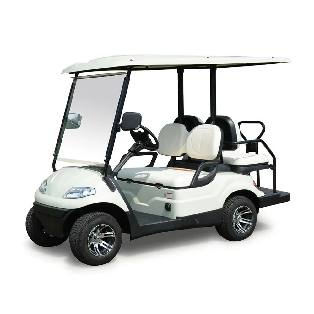 Lingtu Quality Wholesale Electric Vehicle Electric Golf Buggy With 4 Seaters For Garden Hotel