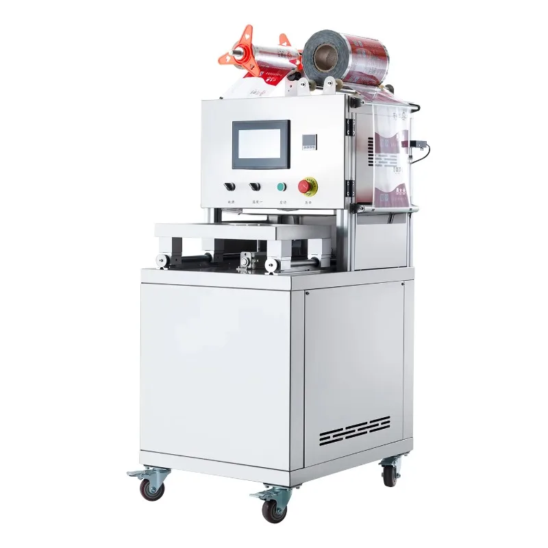 Commercial Controlled Atmosphere Fresh Keeping Packaging Machine Fully Automatic Vacuum Nitrogen Filling Sealer Custom