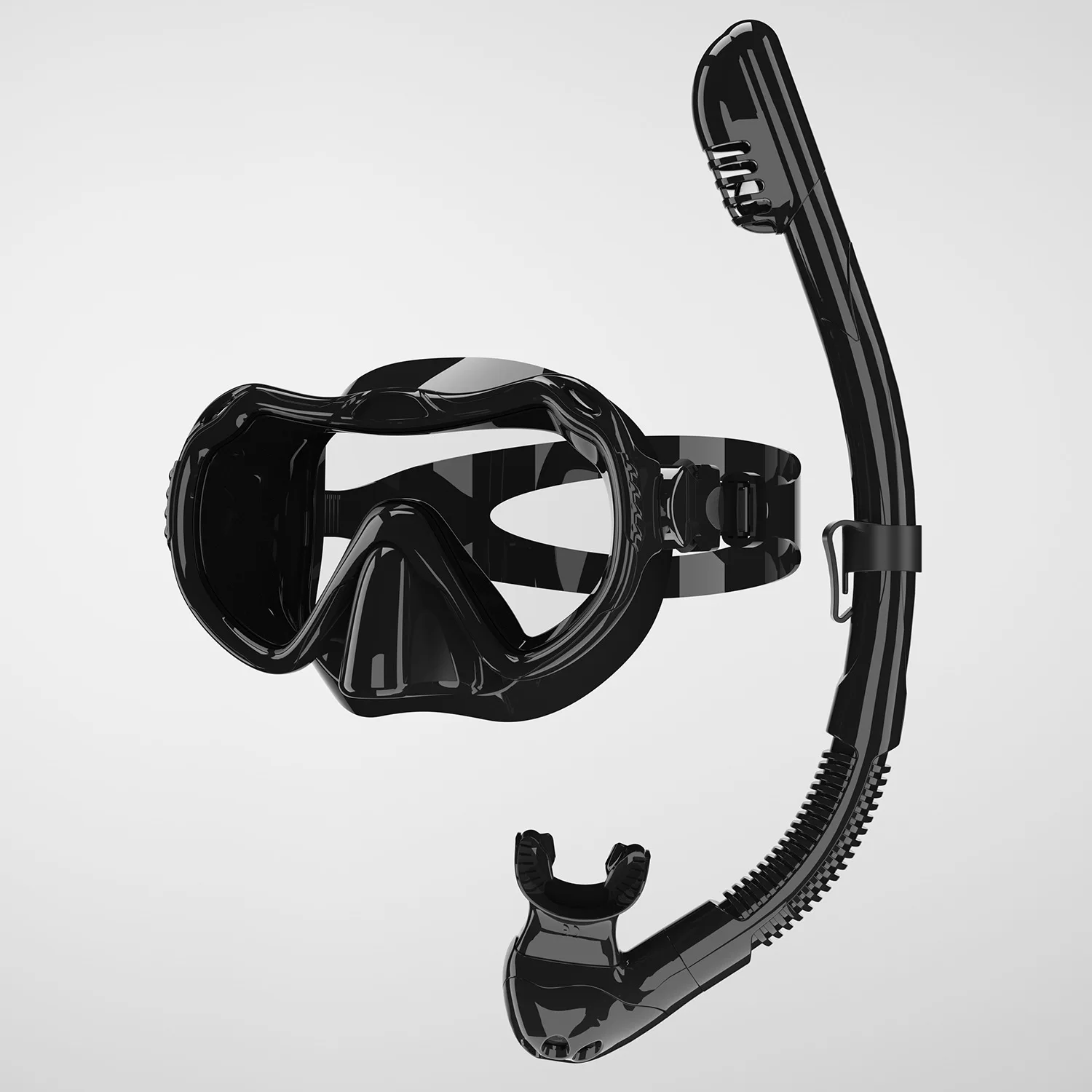 

Snorkeling diving mask + snorkel set Full dry goggles snorkel scuba diving set
