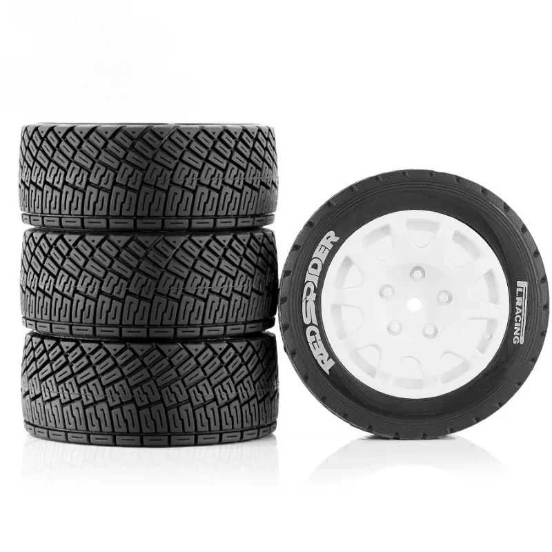 

Racing Tires 4PCS 78*30mm 12mm Adapter for 1/10 RC Model Rally Car Accessories