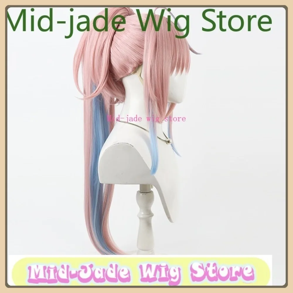 منتصف اليشم شعر مستعار مخزن Baojing لو شعر مستعار تأثيري هالوين أنيمي لعبة دور اللعب الاصطناعية الشعر الملابس الدعائم