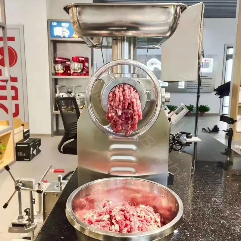 Commercial Large Disc Type Electric Table Meat Grinder High Power Stainless Steel Mincing Machine Kitchen Tools TK32