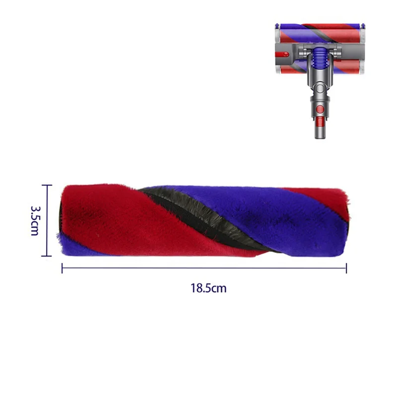 WHYY-2 шт. роликовая щетка для DYSON SV19 OMNI-GLIDE/SV21 MICRO пылесос двойная роликовая щетка мягкая бархатная роликовая щетка