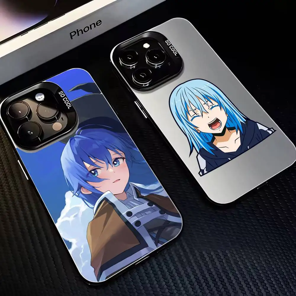 

Tensei Slime Rimuru mirisimu Phone Case For iPhone17,16,15,14,13,12,11 Plus,Pro Max Black Matte Shockproof Cover