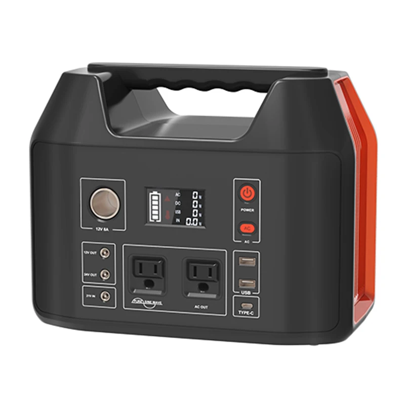 Portable Power Station 500W Solar Lithium Ion MPPT 135200mAh Emergency Power Bank With Pure Sine Wave For Outdoor Phone Laptop