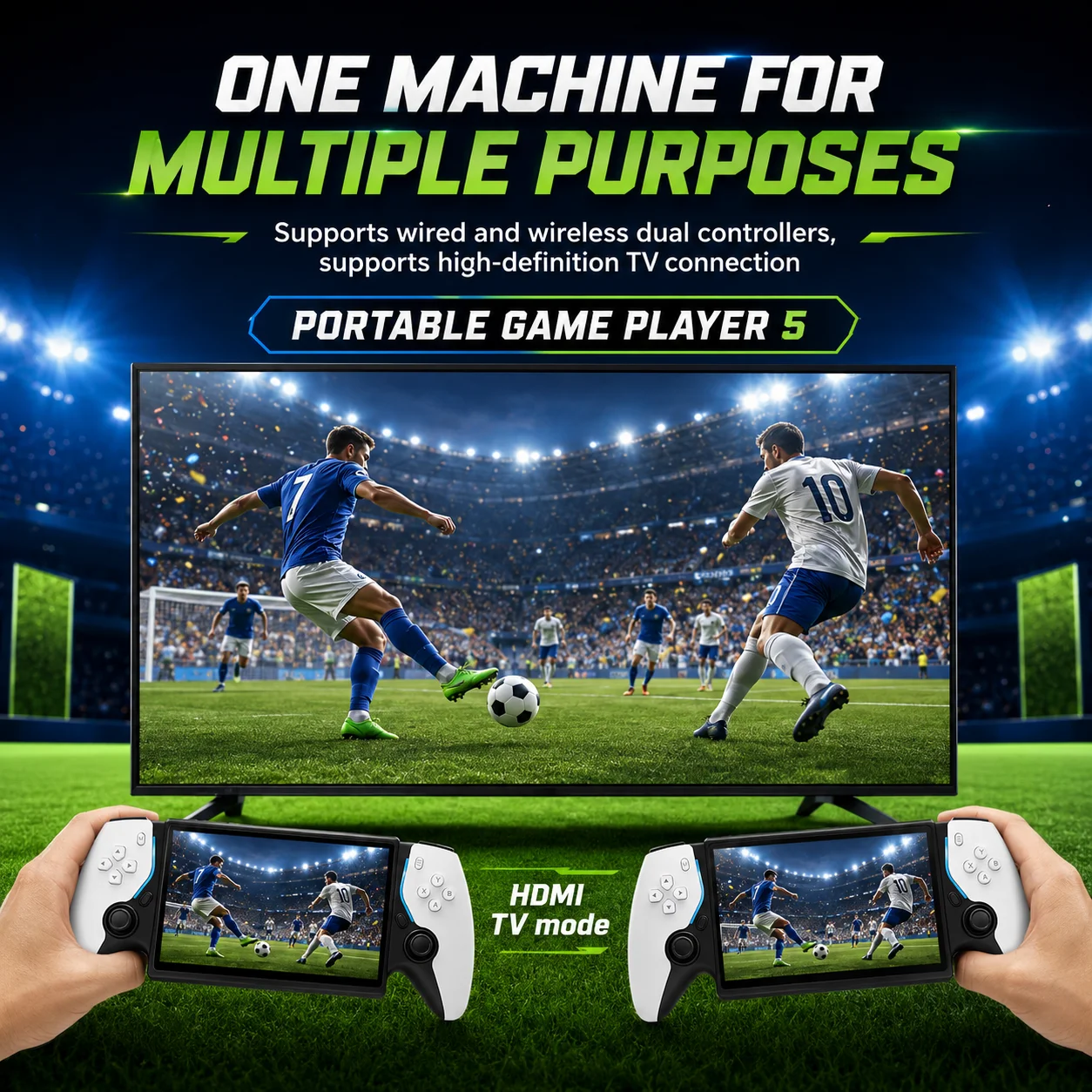 Gaming Console.Emulators - HC8000 Retro Gaming Handheld 7 Inch