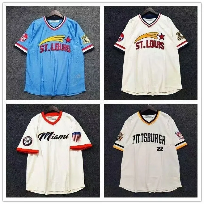 

Хорошая бейсбольная форма в стиле хип-хоп, свободная футболка с короткими рукавами в стиле хип-хоп для уличных танцев, мужской и женский пуловер средней длины, Джерси