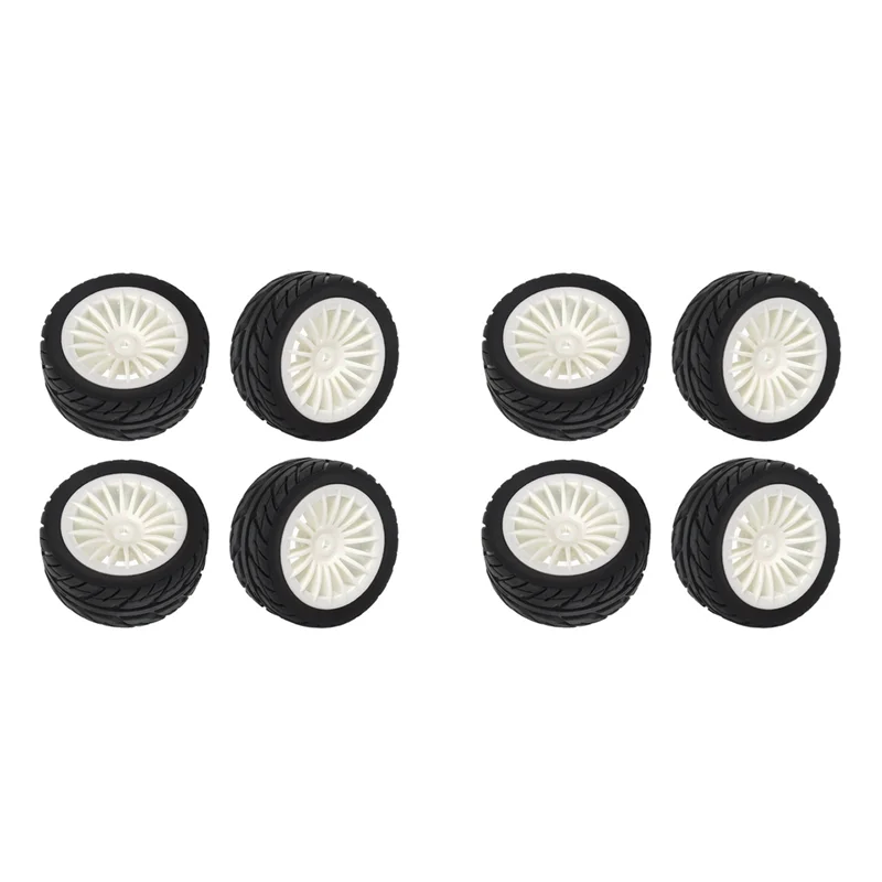 【CLEARANCE】8Pcs Rubber Tires Tyre Wheel For SG1603 SG1604 SG 1603 UDIRC UD1601 UD1602 UD1603 UD1604 1/16 RC Car Upgrades Parts,B