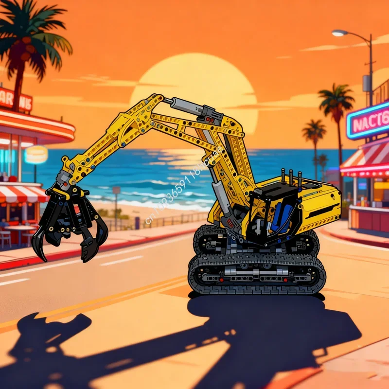 

779 деталей MOC MOD: новая коробка передач, техническая модель, конструктор, игрушки для сборки, идея для самостоятельной сборки, развивающая игрушка, рождественский подарок для детей