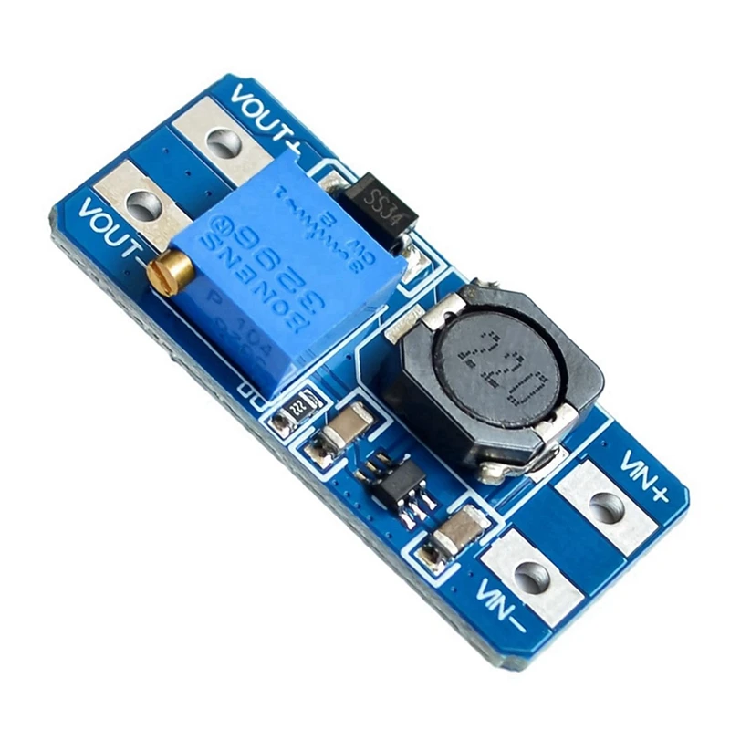 الترويج! 20 قطعة، محول MT3608، DC-DC، منظم تعزيز، وحدة طاقة USB، 2 فولت - 24 فولت إلى 5 فولت - 28 فولت، مخرج 2 أمبير، Micro-USB