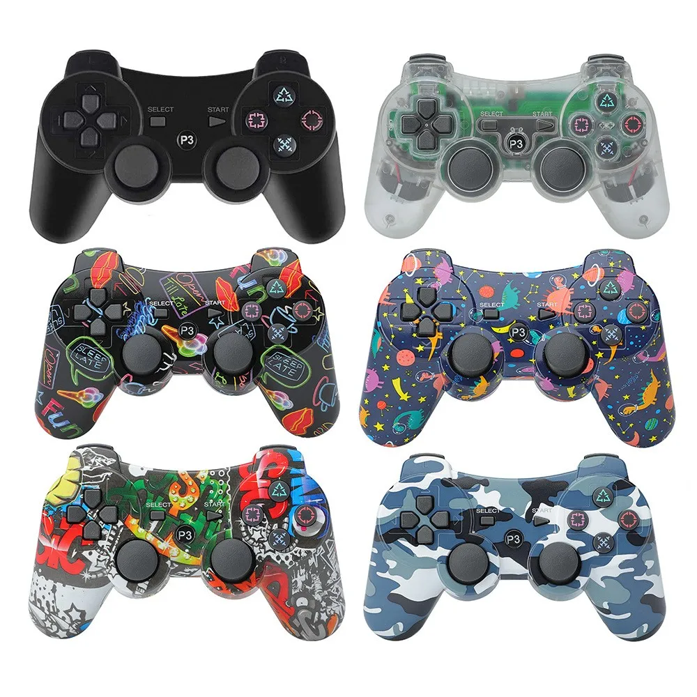 Kontroler bezprzewodowy dla Sony PS3 Bluetooth Gamepad dla PS3 6-axis Dual Vibrat Joystick dla Play Station 3 Joystick zdalnego uchwytu