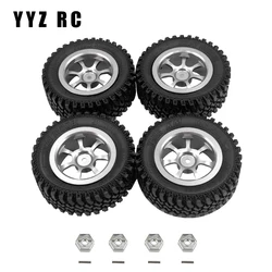 wheels and tires Metal For Mn128 Model Mn86 G500 Upgrade Parts Remote Control Rc Crawler Car Accessories 1/12 Scale Toys