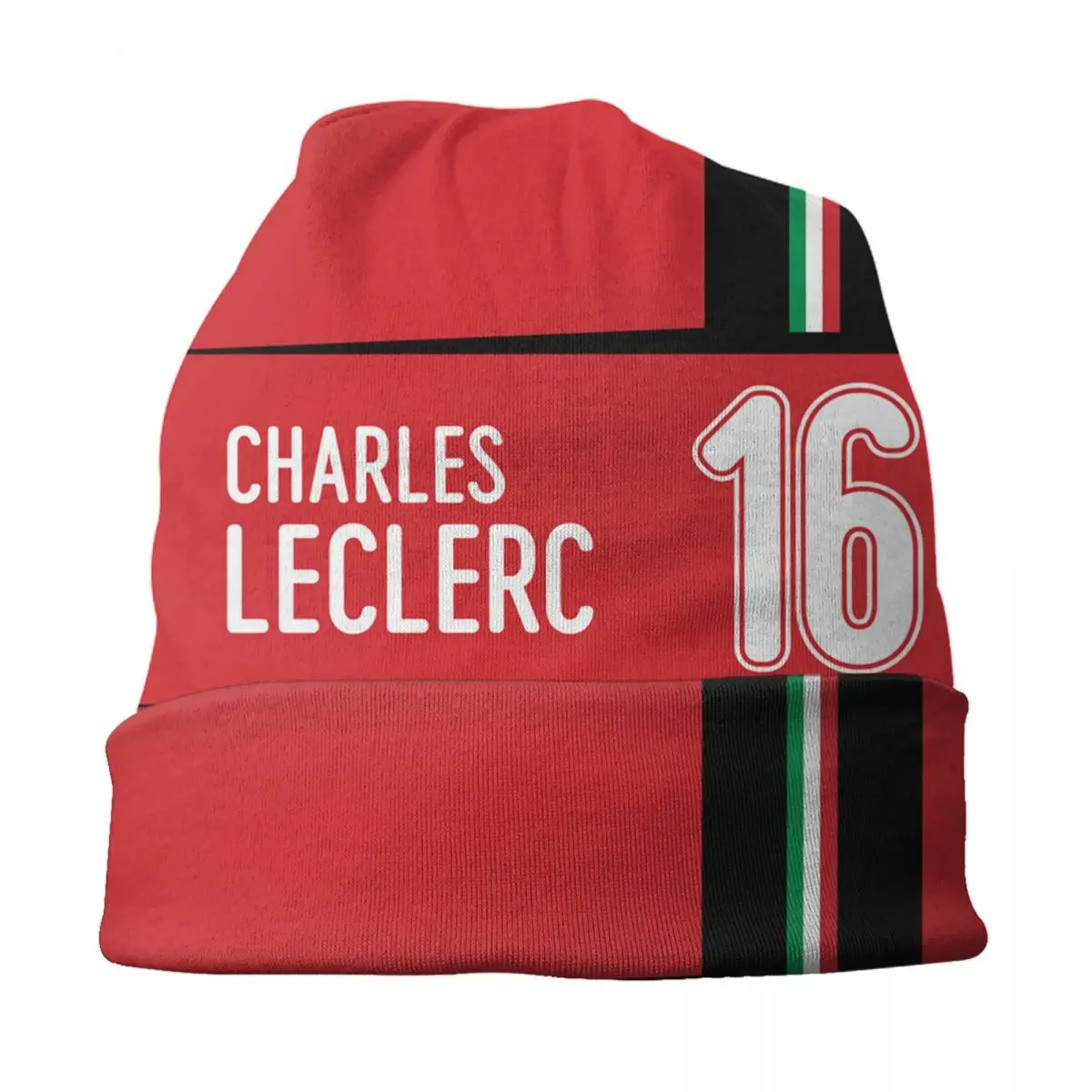 Custom Leclercs Monaco Formula Driver Charles Skullies Beanies Caps Streetwear Winter Warm Men Women Knitting Hats Bonnet Hats