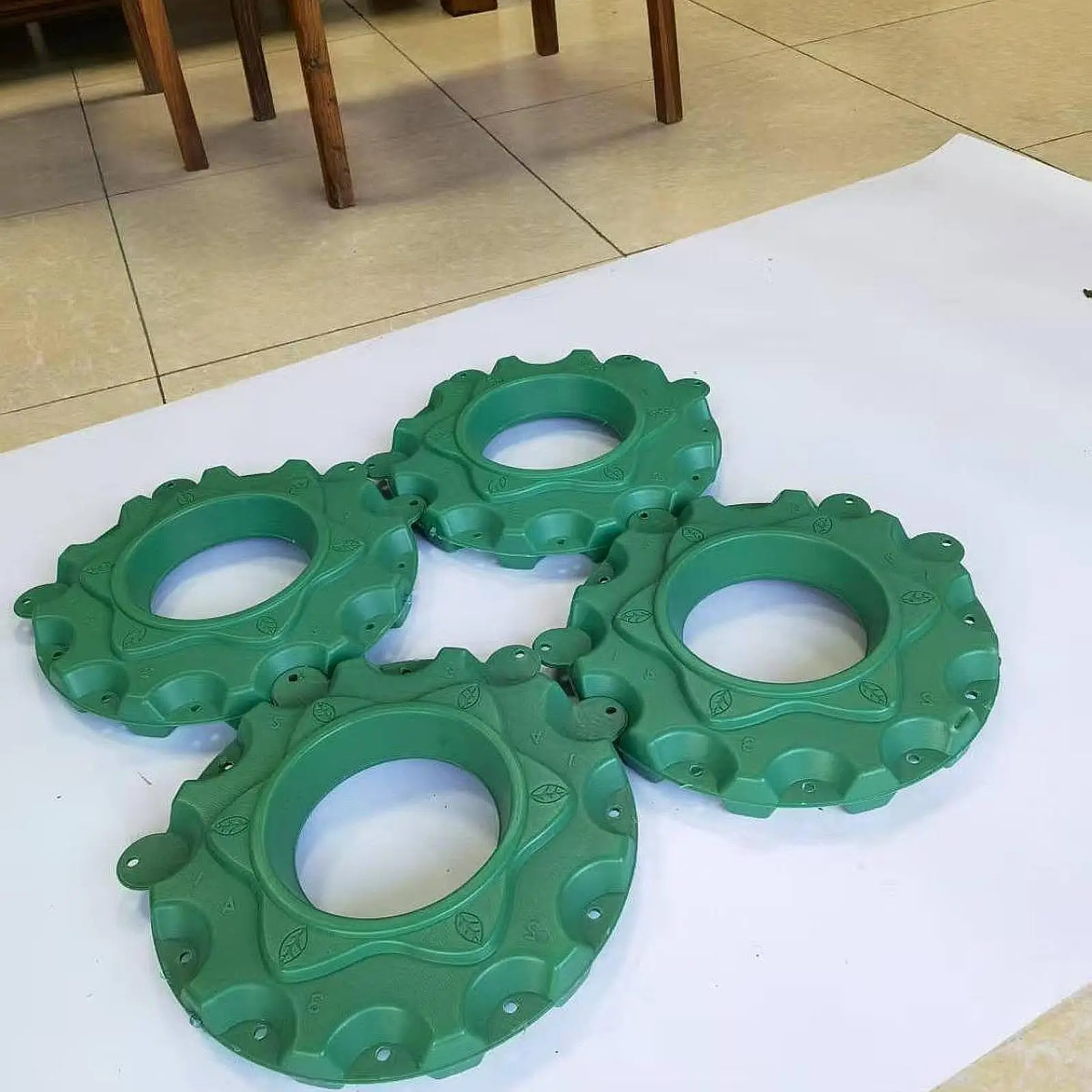 Estanque acuático de la isla de las flores de las plantas acuáticas, protector versátil de la isla para balcones, paisajes verdes y patios