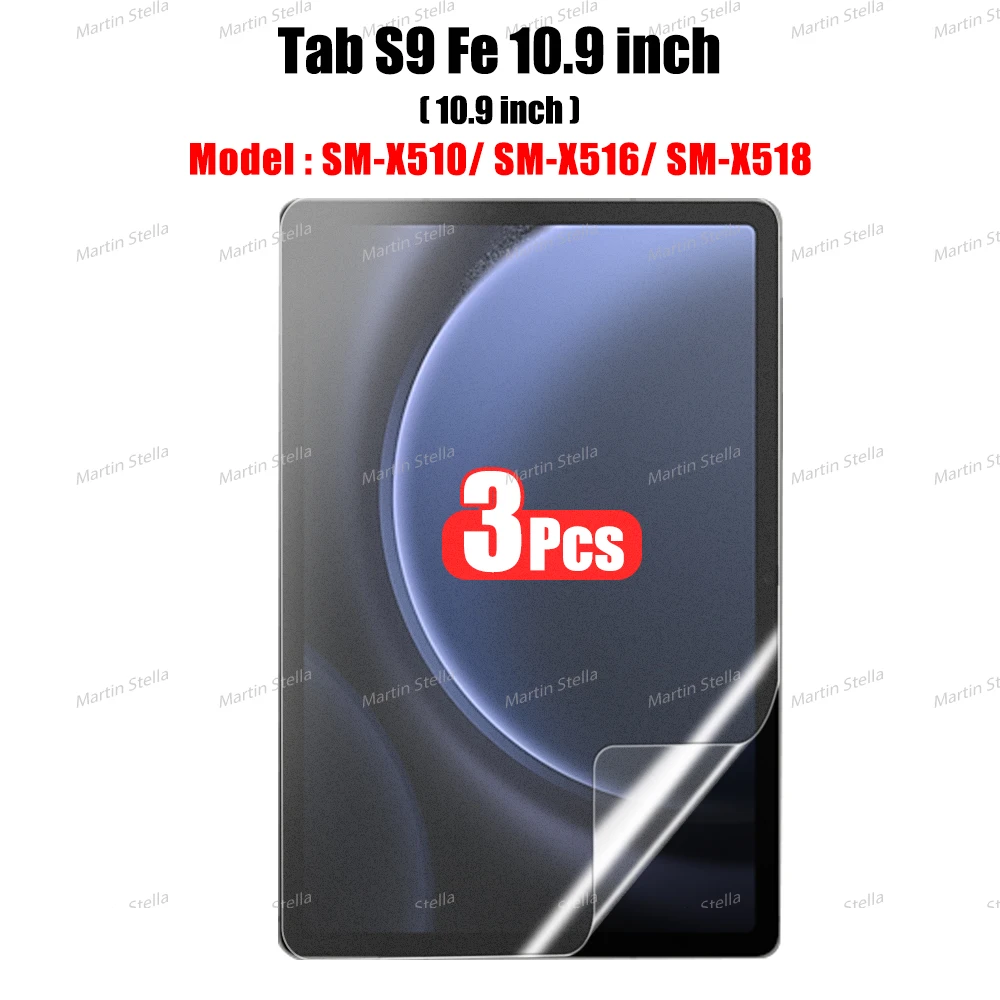3 Stück Papiergefühl wie Displayschutzfolie für Samsung Galaxy Tab S7 S8 S9 Plus Ultra Samsung Tab S6 Lite S7 S9 Fe A8 A9 A7 Kein Glas