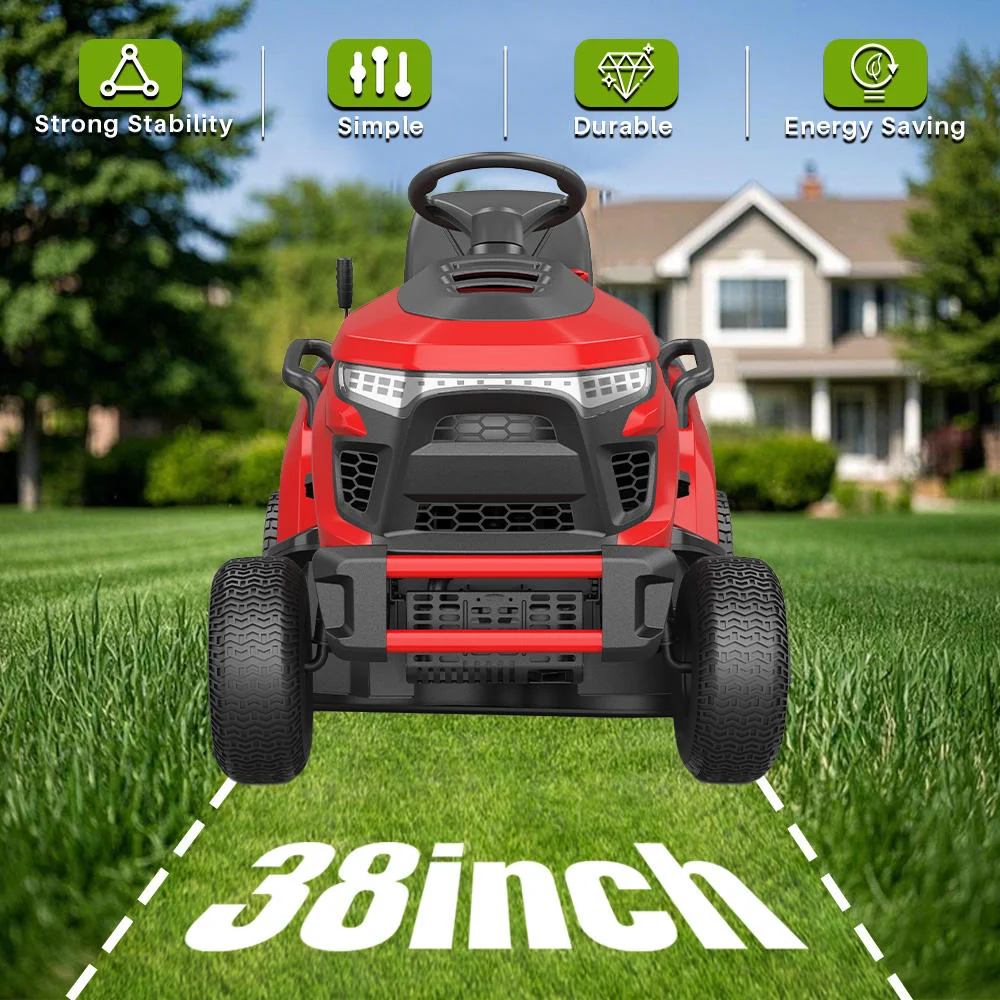 Ride on Lawn Mower with Large Rear Grass Box for Golf Course Grass Cutting Commercial Customize