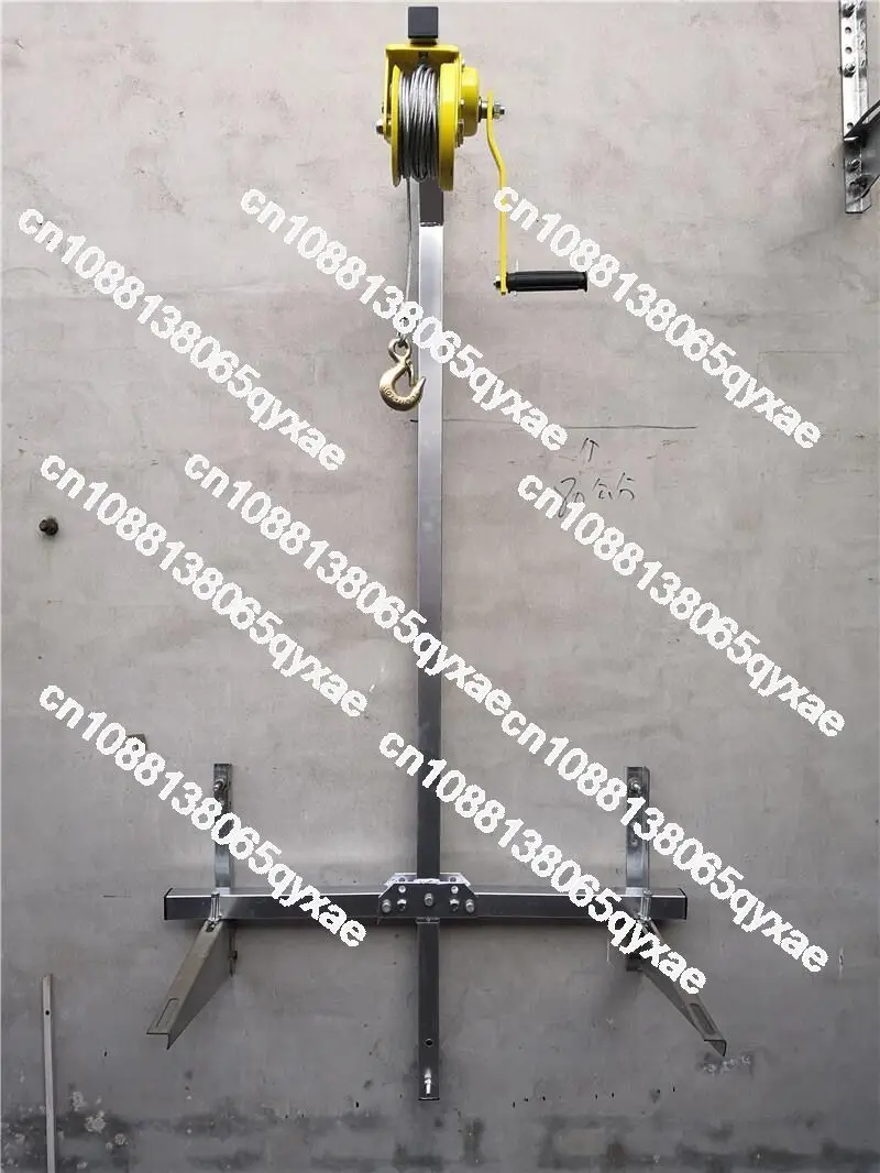 Galvanized Outside Outside Installation Lifting Tool,Crane, Folding,Self-locking Manual Winch Assembly Air Conditioner Handwinch