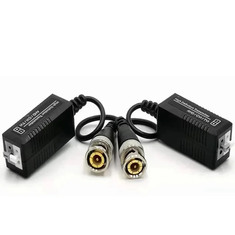 5Pairs Balun BNC Male To UTP Network Camera For HD TVI AHD Cvl Camera CCTV Video Balun BNC To CAT5 CAT6 Utppassive Video