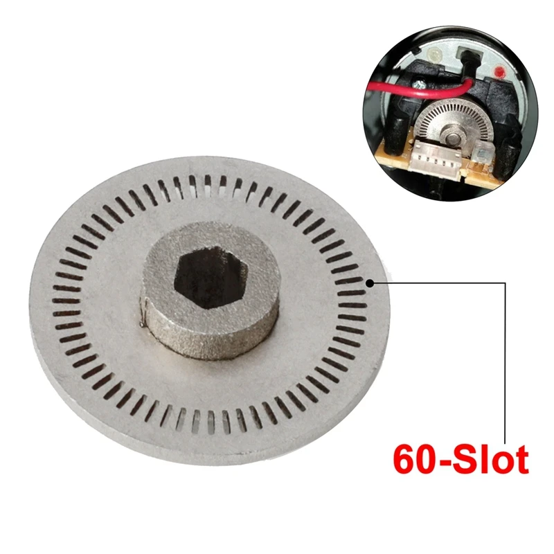 60-Slot-Simulator-Lenkrad-optischer Encoder, Ersatz für Logitech G25 Old G27 Upgrades