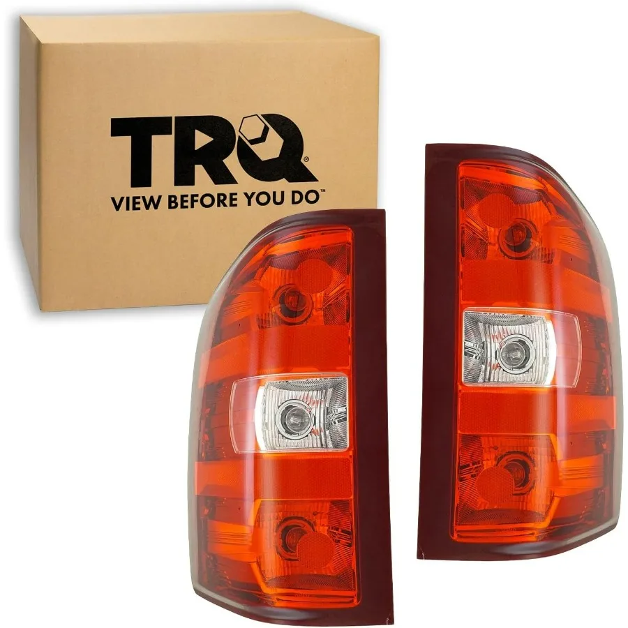 مجموعة إضاءة خلفية للسائق والركاب مكونة من قطعتين متوافقة مع 07-13 تشيفي سيلفرادو 1500 07-14 مع عجلة خلفية واحدة 2500 #2